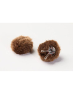 Bonnette à poils universelle AIR1, Marron, Small, 2 pcs